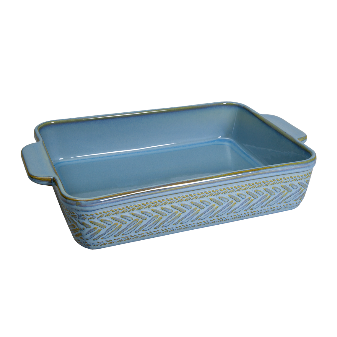 Texture Pattern Stone Large Rectangular Bakeware - 15.5"